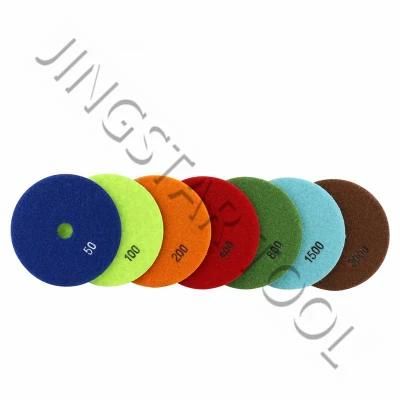 Diamond Resin Bond Dry Flexible Polishing Pad for Granite Marble Artificial Stone