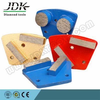 Diamond Trapezoid Grinding Plates Pad for Concrete Terrazzo