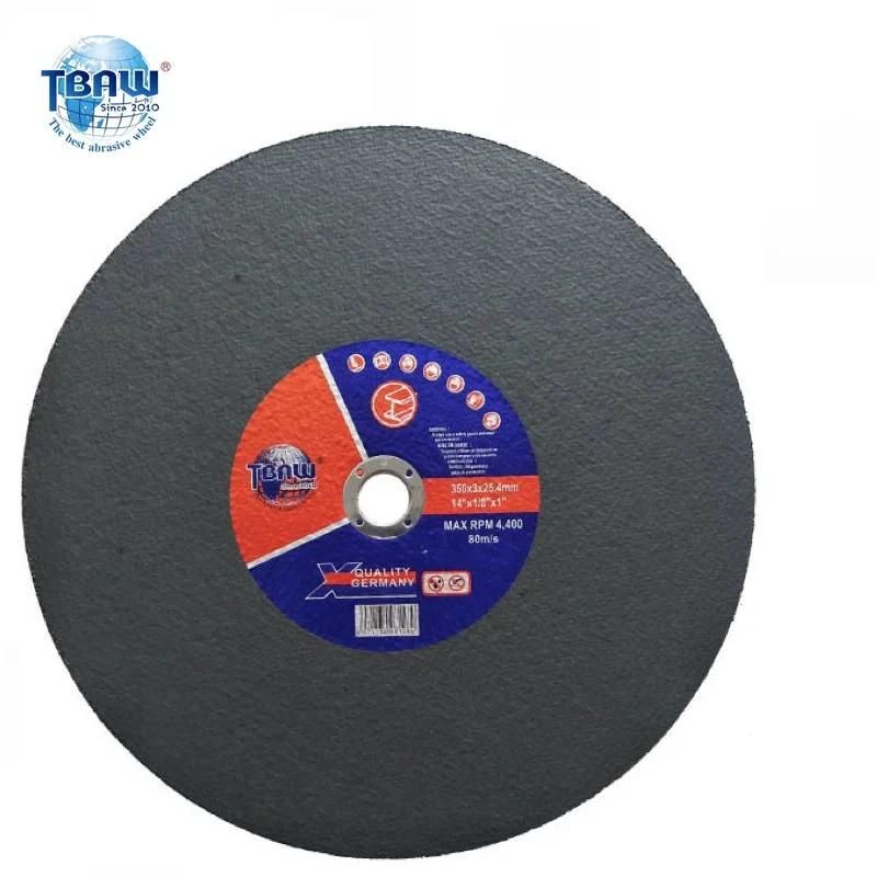 14inch 350*3.0*25mm Abrasive Cutting Wheel Grinding Wheel Double Net Double Paper Factory OEM