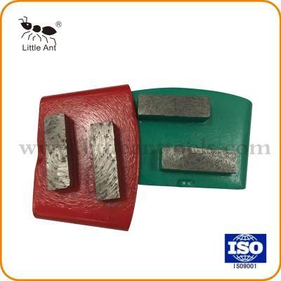 2 Teeth Fan Type Diamond Grinding Wheel Concrete Floor Stone Grinding Disc Diamond Wheel Grinding Stone Wheel