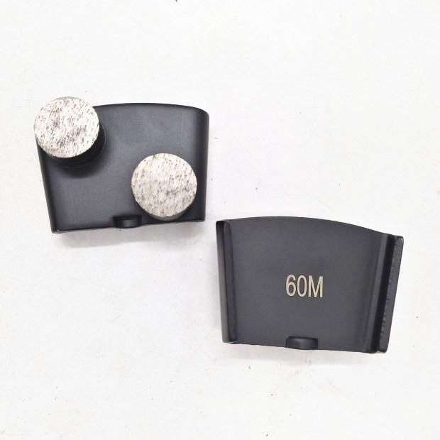 Button Diamond Grinding Segment HTC Double Round Diamond Grinding Disc