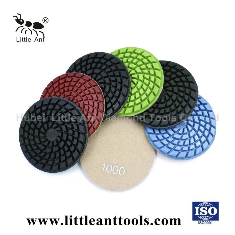 Long Life Span Diamond Resin Polishing Pads with Dry and Wet Use