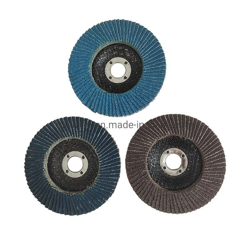 5 Inch Metal Aluminum Oxide 40 Grit Disco Flap Wheel Flap Disc for Wood and Metal