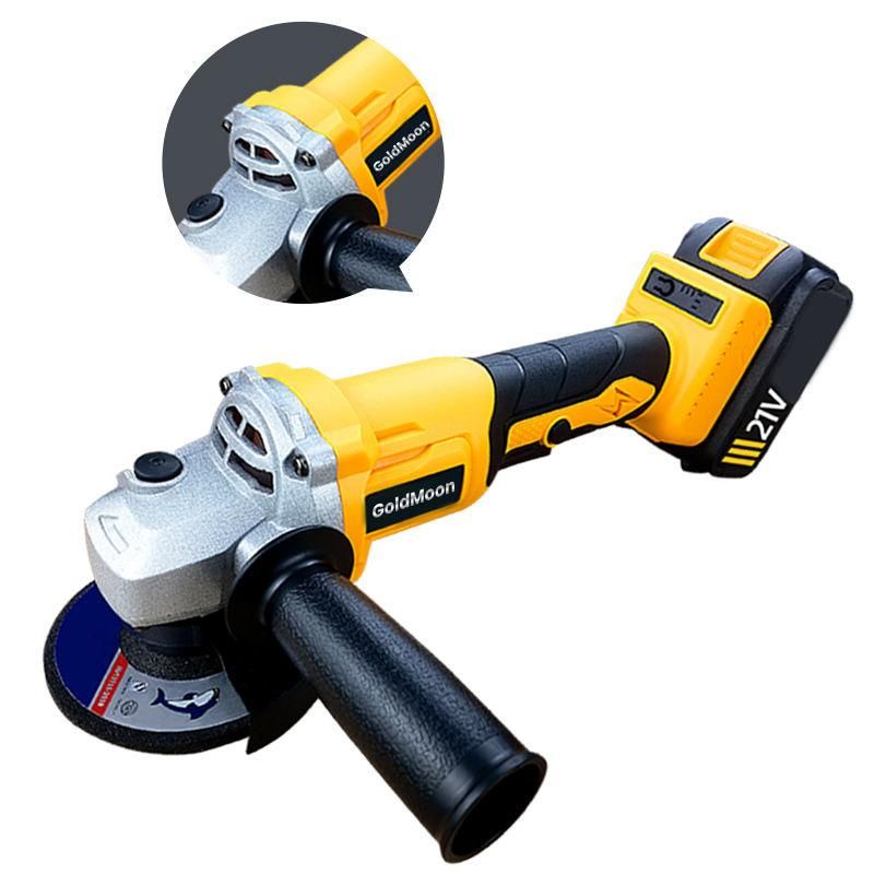 Goldmoon Hot Sale Customized Brushless Wood Blade Cordless Angle Grinder