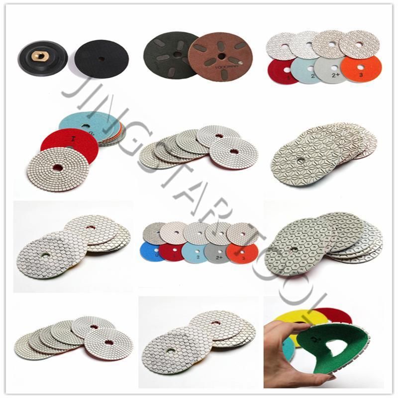 Factory Stone Marble Granite Grinding Diamond 9 Inch Wet Polishing Pad