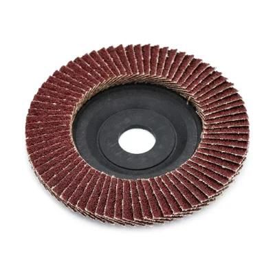 4 Inch 100mm a/O Wooden Plate Polishing Flap Disc