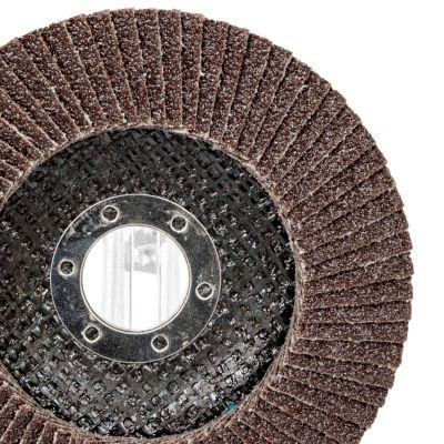 4&quot; Blue Fiberglass Backing Abrasive Tool Flap Disc for Stainless Steel