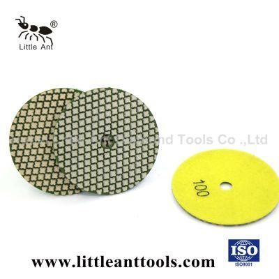 3 Inch Diamond Super Dry Flexible Polishing Pads for Stone