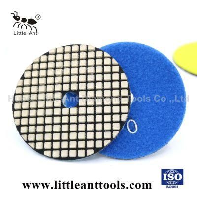 100mm Diamond Super Dry Flexible Polishing Pads for Stone