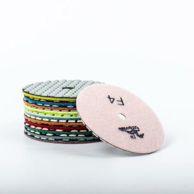 Qifeng Power Tool 4 Steps/125mm Diamond Polishing Pads