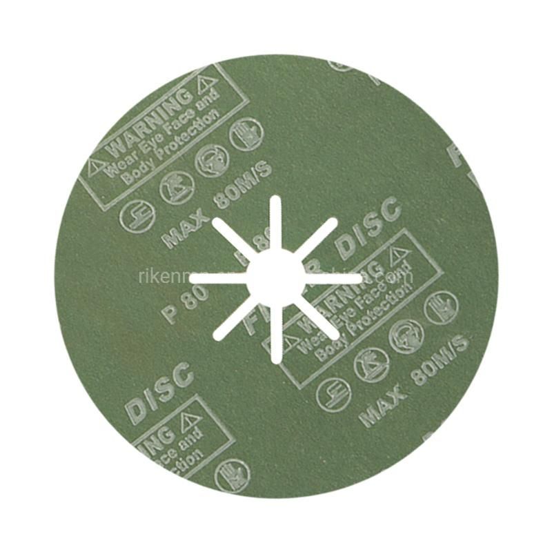 180mm Abrasive Silicon Carbide Sanding Disc Resin Over Resin Fiber Disc for Stainless Metal