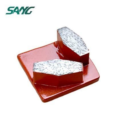 Diamond Redli Lock Grinding Shoe Segment Pad for Concrete Floor Grinder
