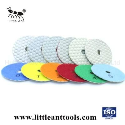3&quot;/80mm Diamond Pressed Dry Polishing Pad Diamond Tools for Stone