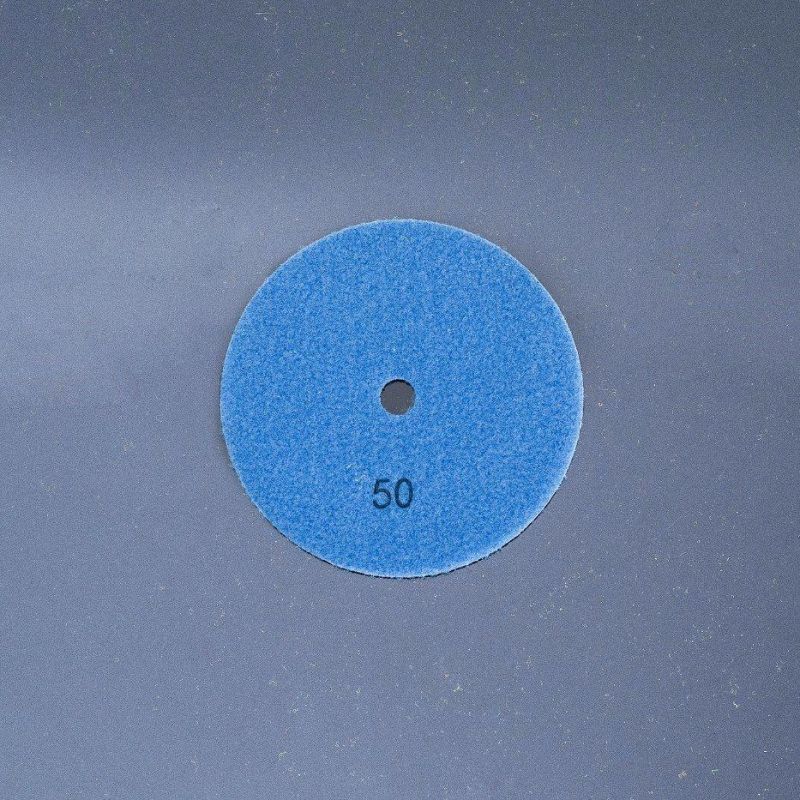 Qifeng Manufacturer Power Tool Factory Direct Sale 7 Steps 4 Inch Diamond Resin Bond Abrasive Dry Polishing Pad for Granite/Marble