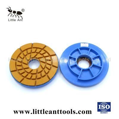 5&quot;/125mm Stone Renovated Resin Floor Polishing Pad with PVC Backing