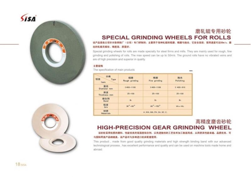 Sisa Rolls Grinding Wheel