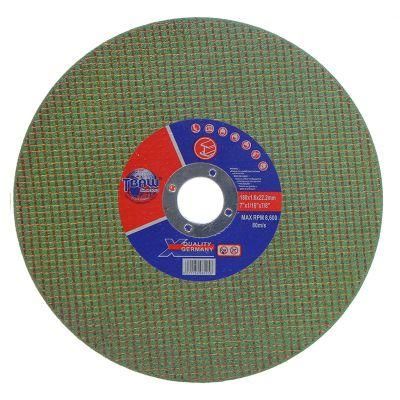 China Factory 180*1.6*22mm Metal Inox Stainless Steel Abrasive Cutting Wheel Cut off Wheel for Angle Grinder