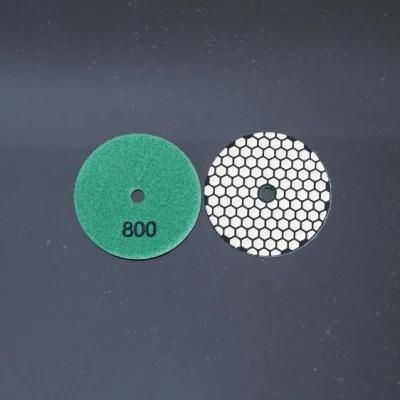 7-Step 4 Inch Diamond Dry Grinding&Polishing Pads for Granite&Marble