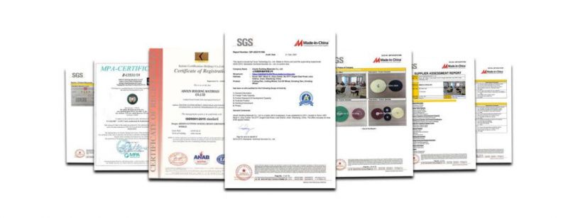 Certificate En12413/SGS Abrasive Resin Filter Durable Manufacture 125mm 180mm 355mm Cutting Metal Wheel Disc 2 in 1 Bf