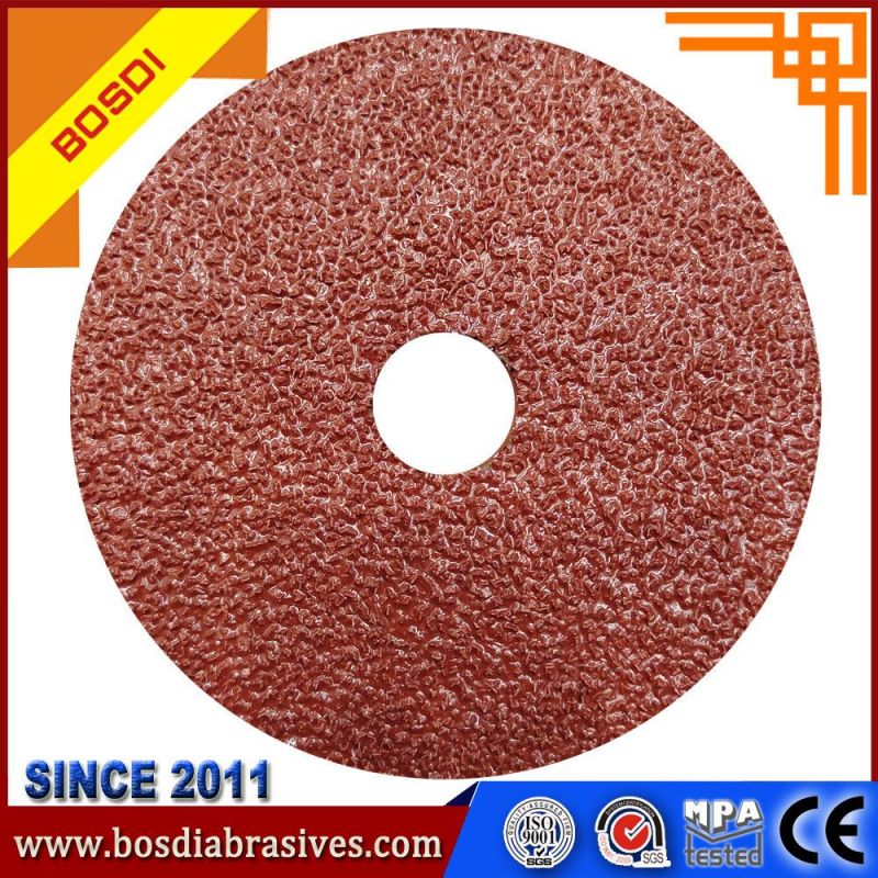 Fiber Disc/Abrasive Sanding Disc/Fiber Paper/Flexible Fiber Disc/Coated Disc/for Stainless Steel and Steel Grinding, Remove Rust etc, 3m/Saint-Gobain/Norton