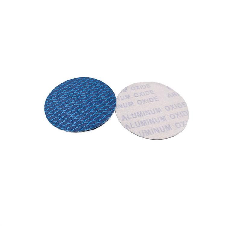 125 5inch Abrasives Manufacturer Blue Velcro Abrasive Sanding Disc Wholesale