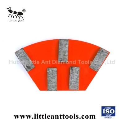 Five Segment Diamond Metal Grinding Plate for Concrete Little Ant Tools