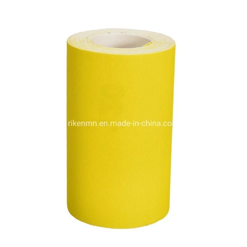 100mmx50m Sand Paper Yellow Abrasive Sanding Paper Sandpaper Roll