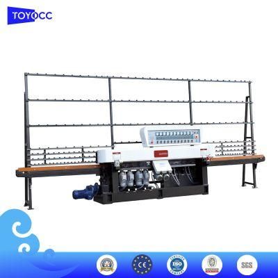 Hot Sale Swing Angle Rock Board/Stone 9 Motors Polishing Glass Straight Line Edge Machine for Glass