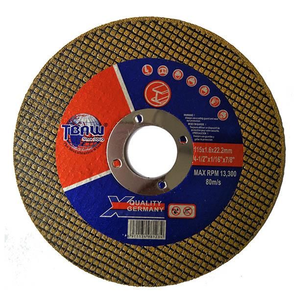 4.5inch 115*1.6*22.2mm T41 Cutting Wheel Sharp Disc for Metal