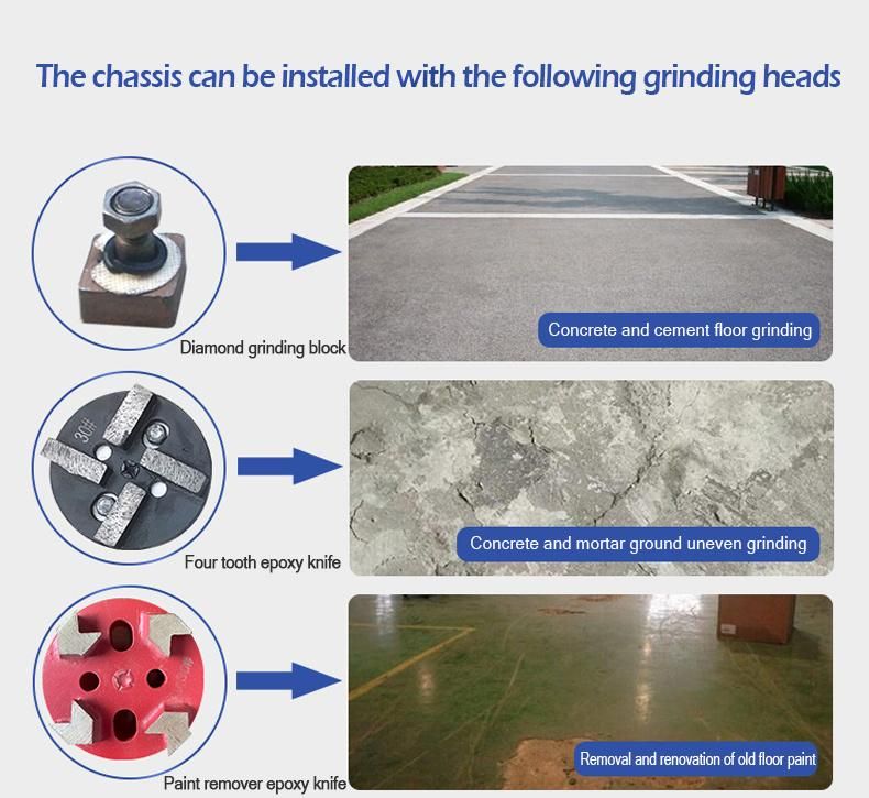 Hand Held Coating Removing Polishing Epoxy Grinding Machine