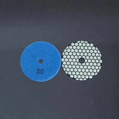 7-Step 6 Inch Diamond Dry Grinding&Polishing Pads for Granite&Marble