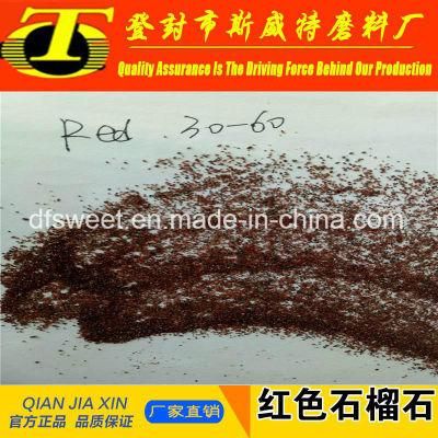 30/60 Mesh Garnet Abrasives for Oil Tank Rust Sandblasting