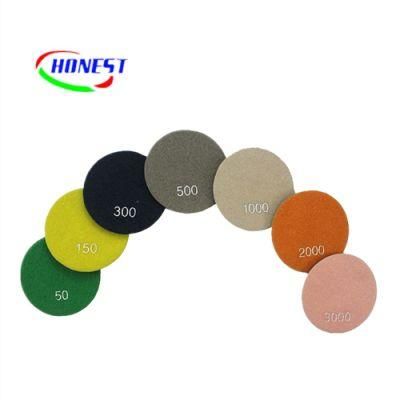 Wet Dry Concrete Floor Granite Marble 3&quot; 4&quot; 5&quot; Diamond Polishing Pad
