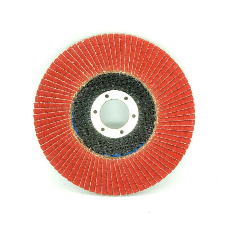 125X22.2mm Coated Abrasive Grinding Flap Disc with Super Ceramic