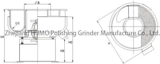 Machined Parts Vibro Deburring Vibrahone Deburring Equipment