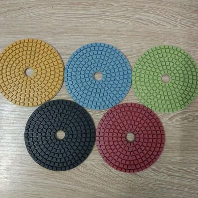 Qifeng Power Tool Super Diamond Wet Resin Binder Polishing Pads for Granite and Marble