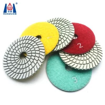 Huazuan Wet Diamond 3 Step Polishing Pads