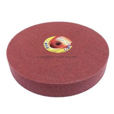 Non Woven Wheel, 300X50mm, U3/7p, Maroon Color