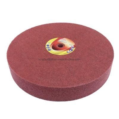 Non Woven Wheel, 300X50mm, U3/7p, Maroon Color