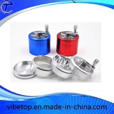 China Factory 2 Tier Mini Metal Tobacco Herb Grinder