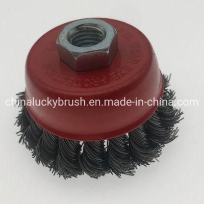 125mm Twist Knotted Cup Brush (YY-946)