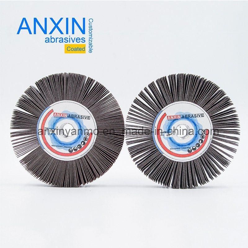 Glue Injected Flap Wheel with M14 or 5/8-11 Screw Arbor