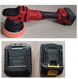 China Factory 2500mAh 8c Li-ion Battery Cordless Polisher Car Polisher Electric Tool Power Tool