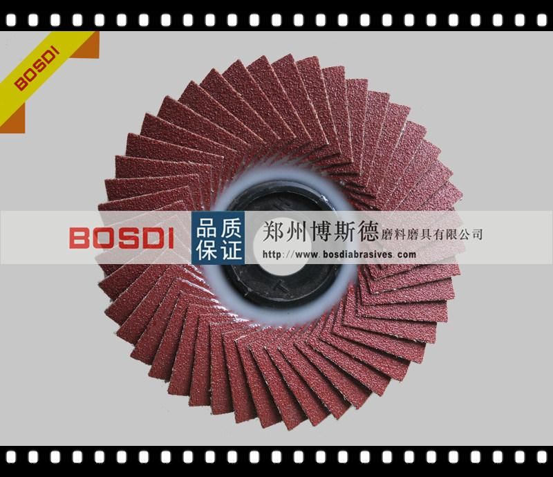 Aluminum Oxide Flexible Abrasive Flap Disc Grit 40#/60#/80#/120# Flap Wheel