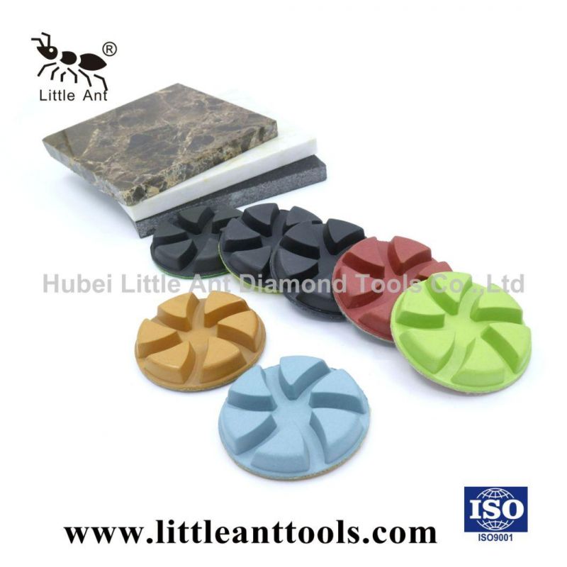 3-Inch Wet Use Diamond Resin Floor Polishing Pad for Stone