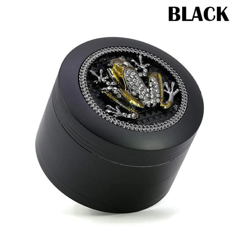 Zinc Alloy 4 Layers Herb Grinder 63mm Dia Tobacco Crusher
