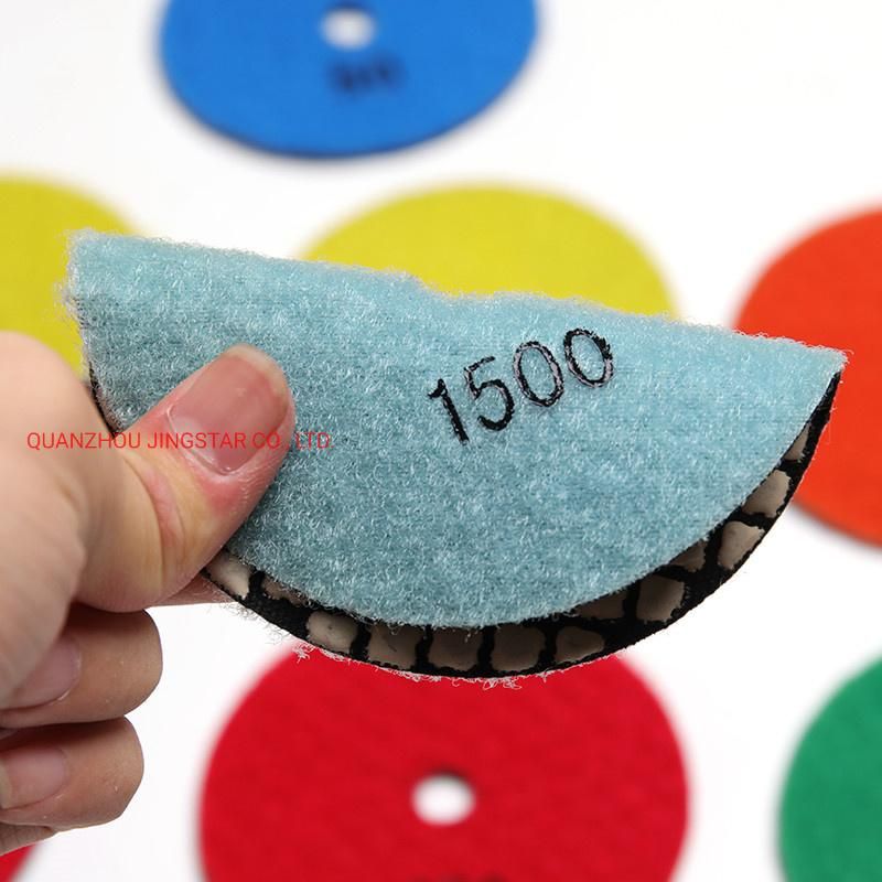 Wholesale Granite Quartz Marble Polishing Pad 1#-3# Polishing Pad