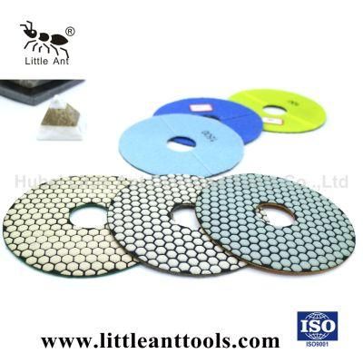 Hexangular Flexible Diamond Dry Polishing Pad for Terrazzo Stone