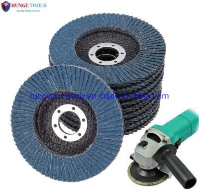Power Tools 115mm Zirconia Flap Disc 4-1/2 Inch Grinding Wheel Flap Disc for Metal Fabrication Tools