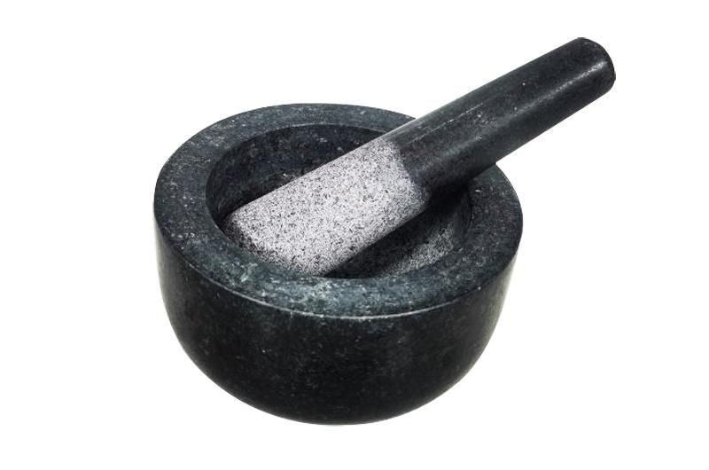 Customized 14X8cm Stone Mortar and Pestle Manufacturer From China